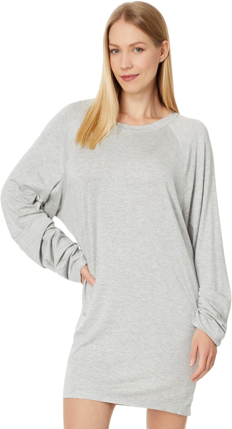 

Платье Norma Kamali Oversized Raglan Sleeve Mini Dress, цвет Light Grey