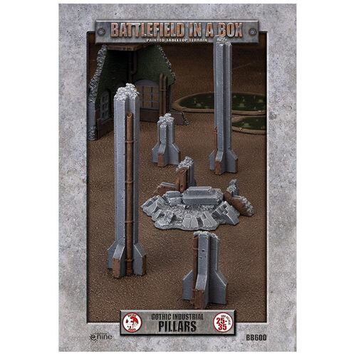 

Фигурки Battlefield In A Box: Gothic Industrial – Pillars – 30Mm