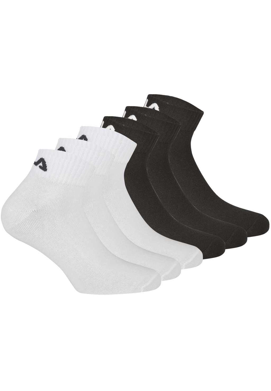 Носки QUARTER SOCKS 6 PACK Fila, цвет black white носки quarter socks unisex 6 pack fila цвет navy