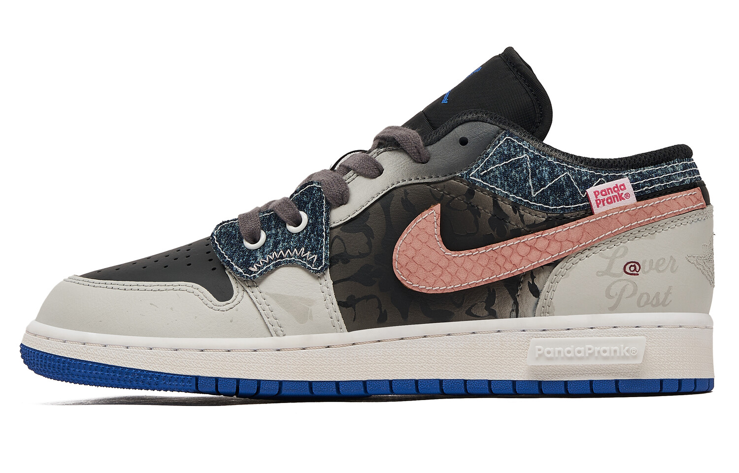 

Кроссовки Air Jordan 1 Vintage Basketball Shoes Women's Low-top Rice/brown/powder, коричневый