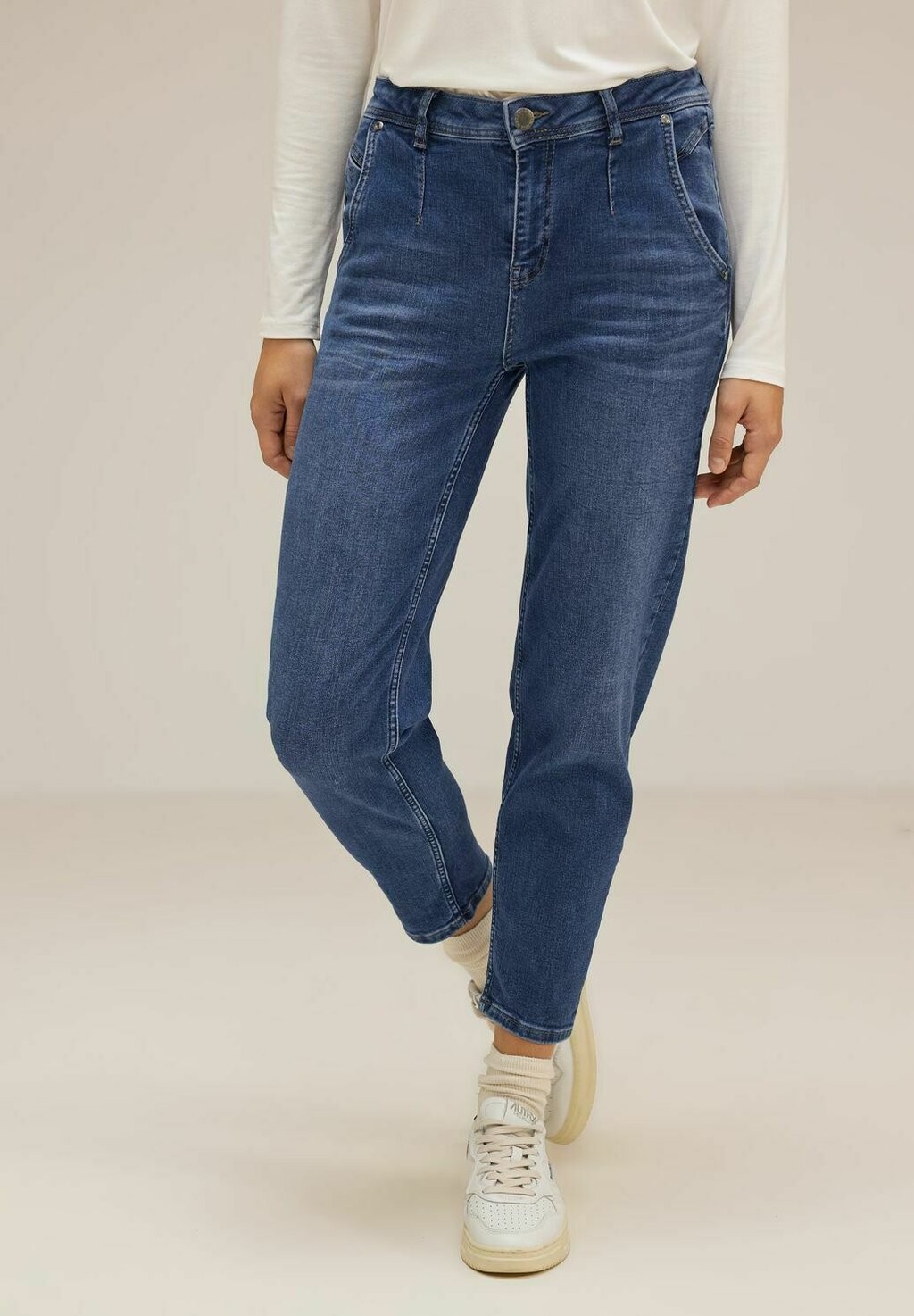 

Джинсы зауженного кроя Street One, цвет blau