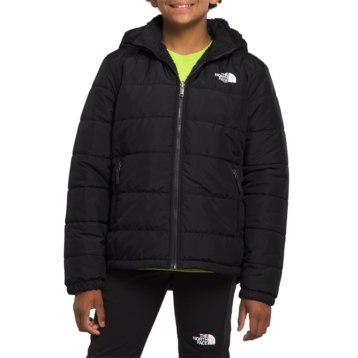 

Куртка The North Face Reversible Mt Chimbo Full Zip Hooded, черный