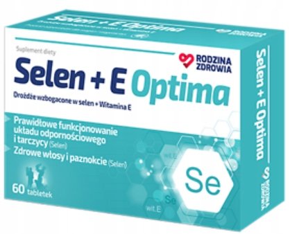 Rodzina Zdrowia, Биологически активная добавка СЕЛЕН+Е ОПТИМА витамин Е, 60 таблеток