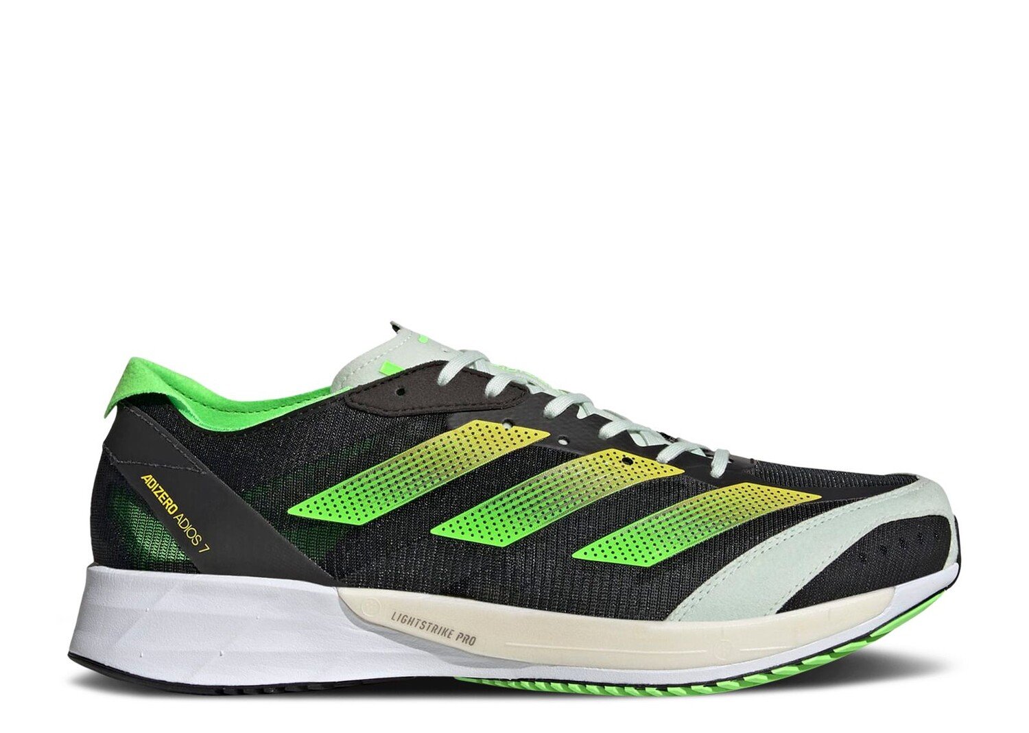 

Кроссовки adidas Adizero Adios 7 'Black Solar Green', черный