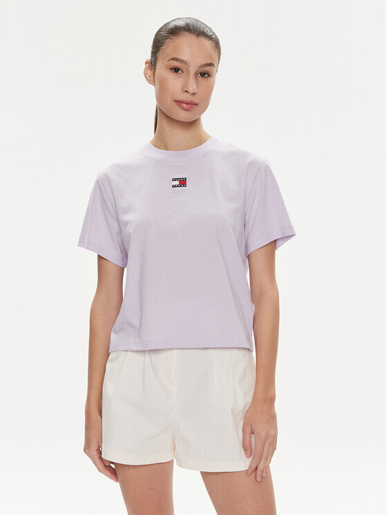 

Футболка свободного покроя Tommy Jeans, фиолетовый