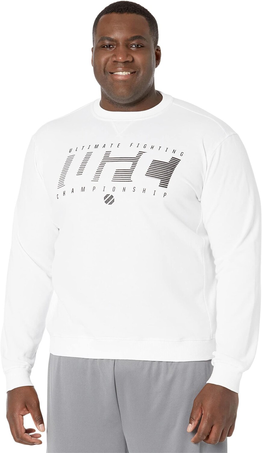 

Толстовка с длинными рукавами и круглым вырезом Ultimate Fighting UFC, белый