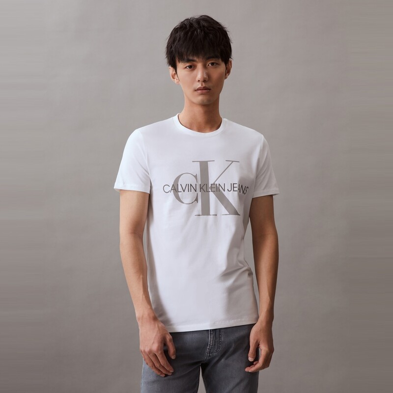

Футболка унисекс Calvin Klein Jeans летняя, голубой