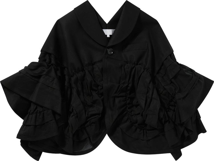 Куртка Tao Comme des Garçons Irregular Design 'Black', черный