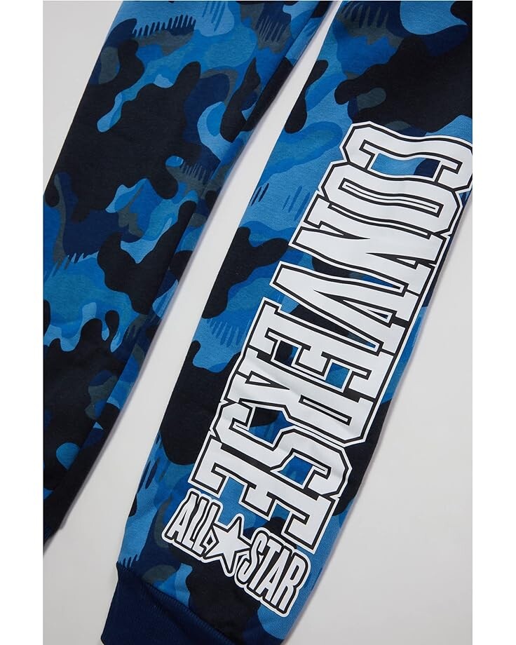 

Брюки Converse Camo AOP Fleece Jogger Pants, цвет Midnight Navy