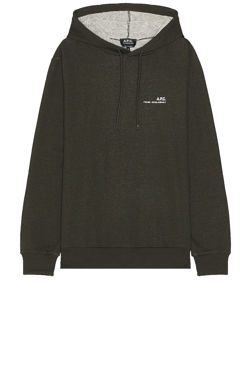 

Толстовка A.P.C. Hoodie, хаки