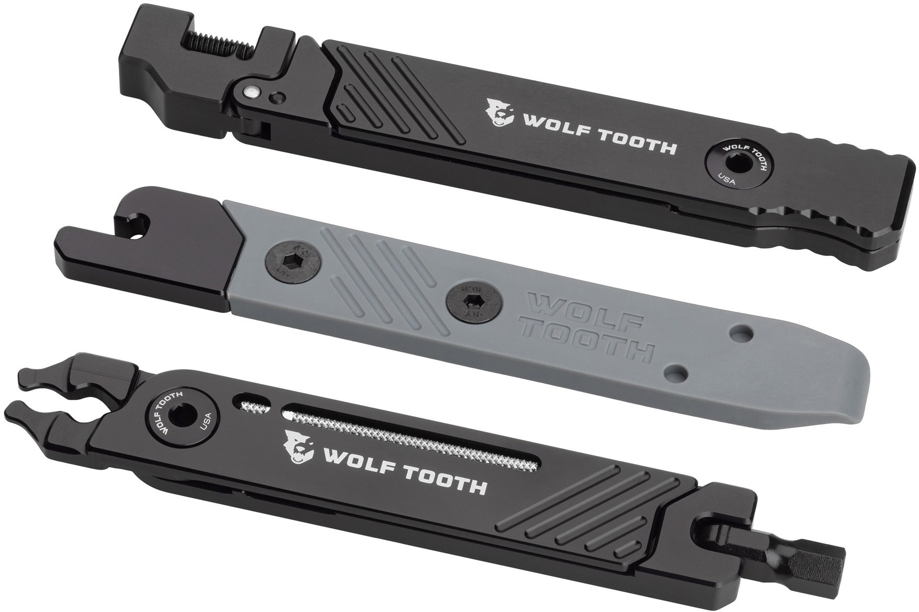 8-битный комплект, набор многофункциональных инструментов для одного велосипеда Wolf Tooth Components, черный
