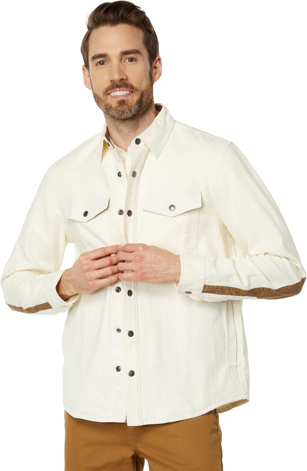 

Рубашка Signature Rugged из мягкого твила Regular L.L.Bean, цвет Cream