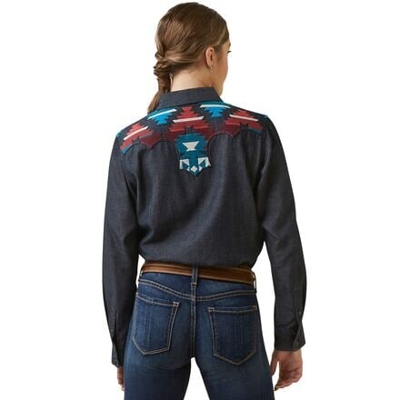 

Рубашка Даттон женская Ariat, цвет Rinsed