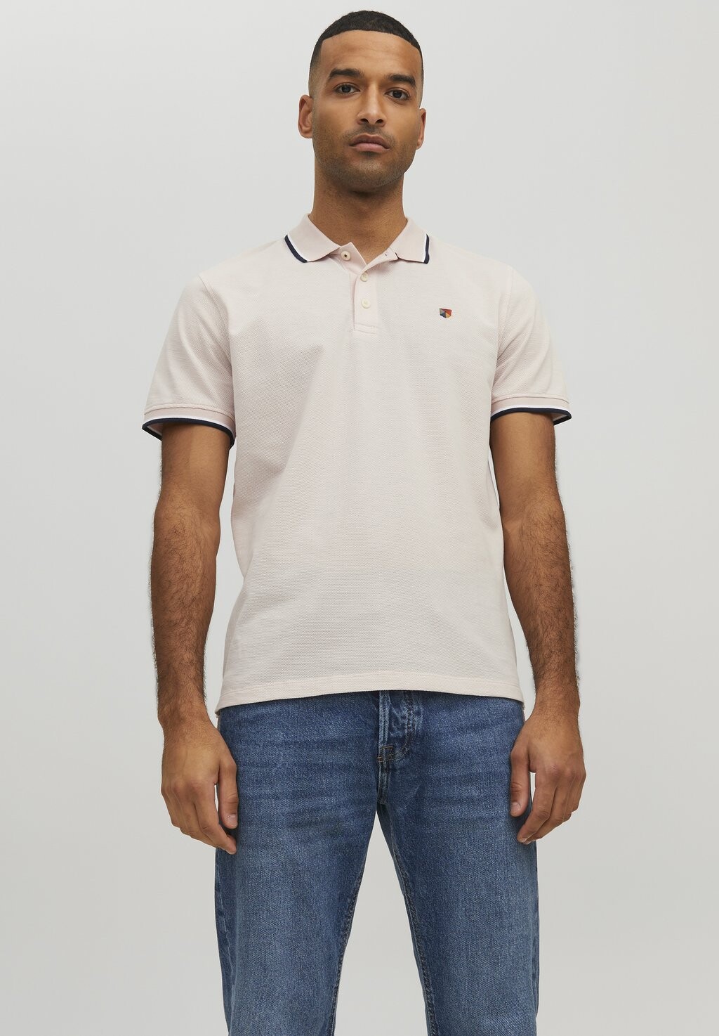 

Поло JPRBLUWIN Jack & Jones PREMIUM, розовый
