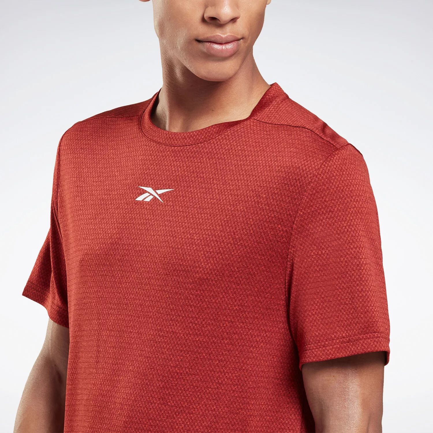 

Мужская меланжевая футболка Reebok Workout Ready