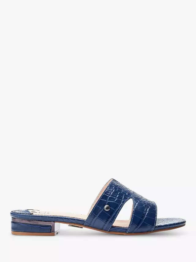 

Сандалии Moda in Pelle Murah Patent Mocc Croc, темно-синий