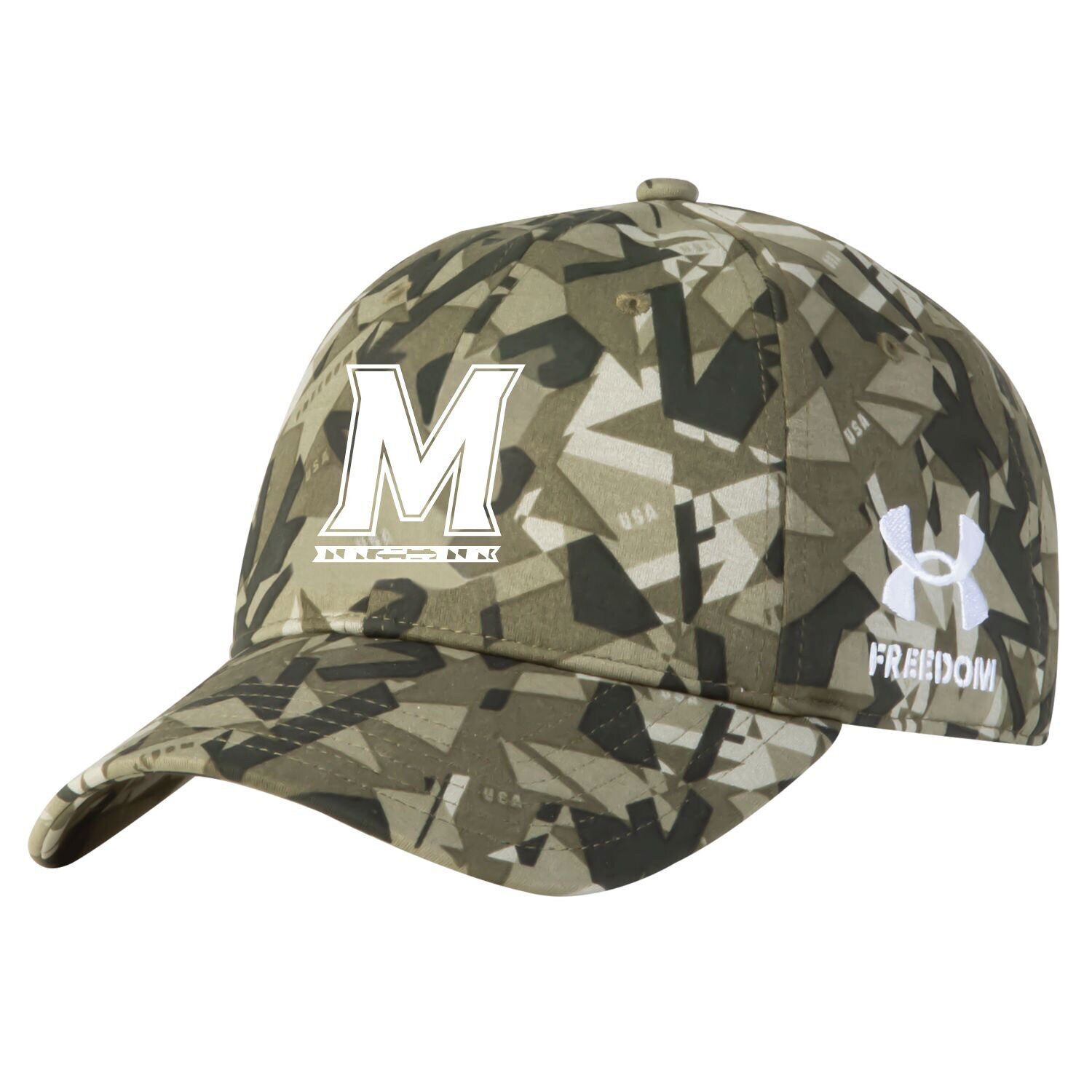 

Мужская регулируемая шапка Under Armour Camo Maryland Terrapins Freedom Collection