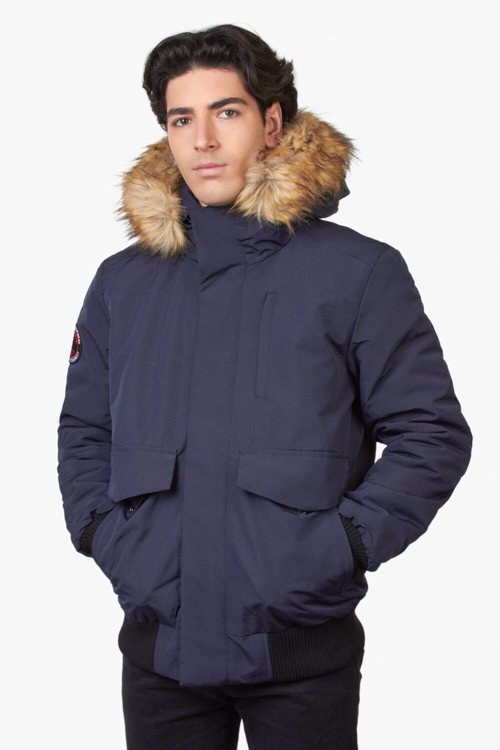

Зимняя куртка - Темно-синий - Парка SUPERDRY
