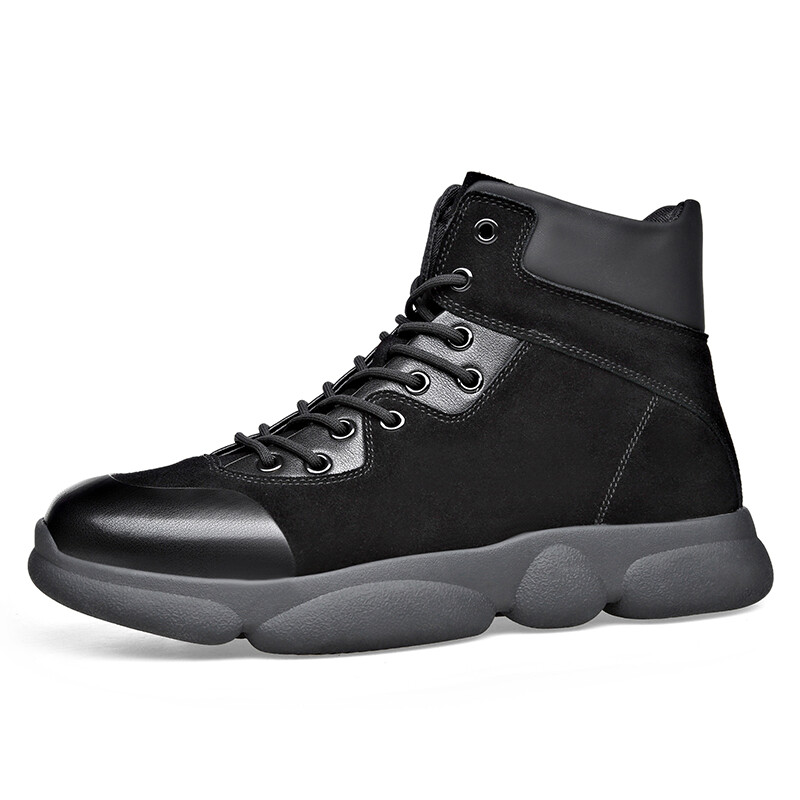 

Кроссовки мужские Lifestyle Shoes Men High-Top Cachiotti, цвет Black with cotton
