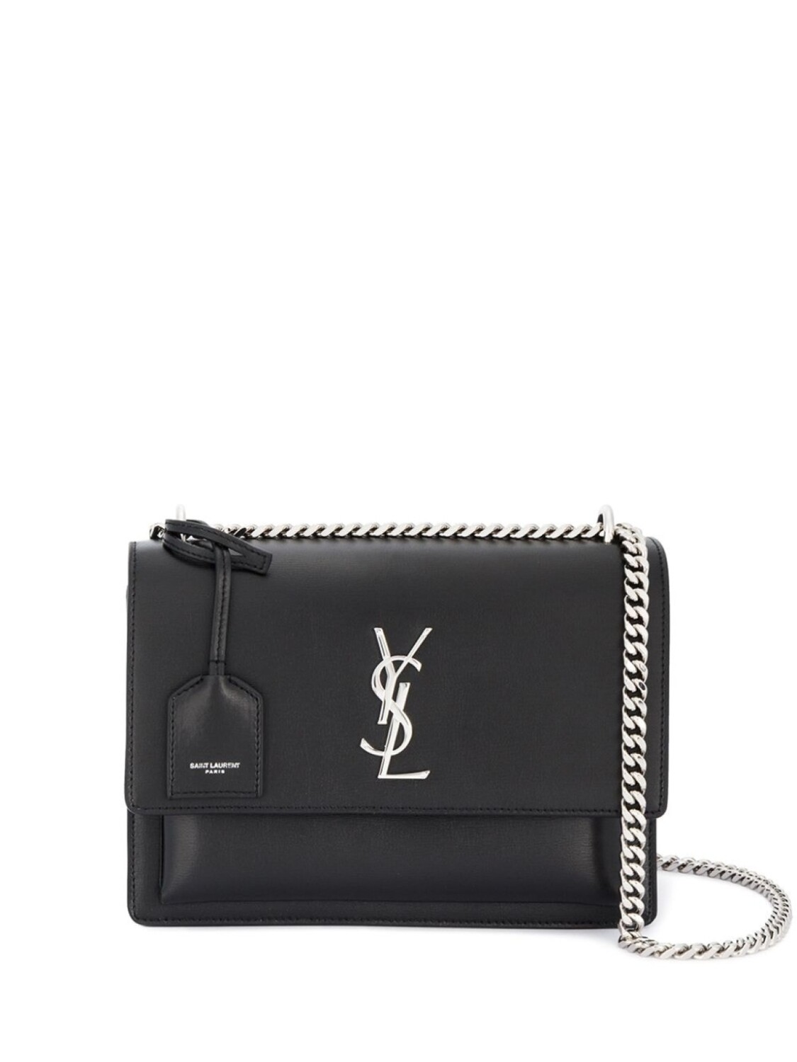 

Saint Laurent сумка на плечо Sunset среднего размера, черный