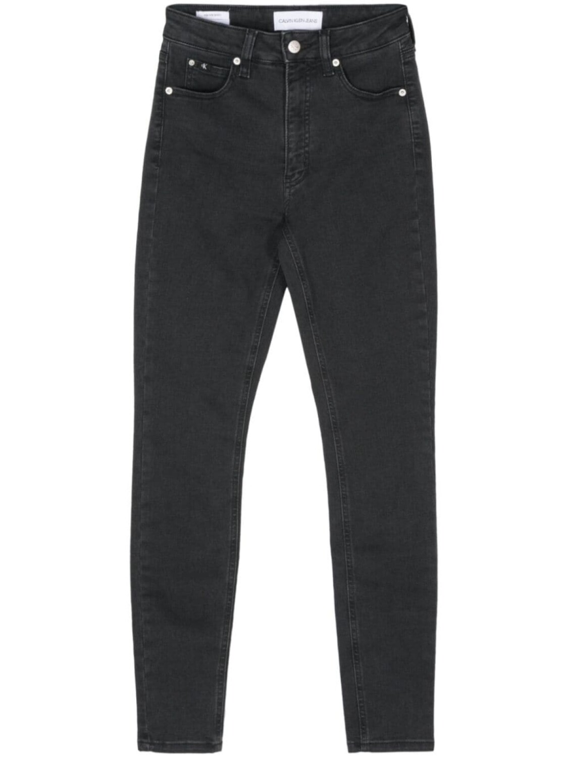 

Calvin Klein Jeans узкие джинсы с высокой посадкой, черный
