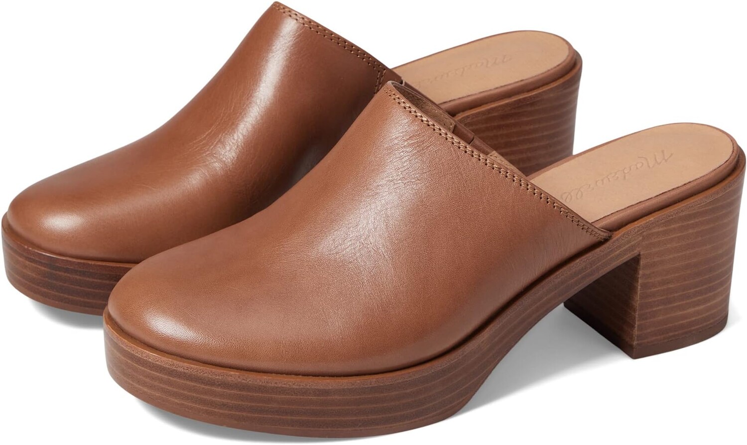 

Ботильоны на каблуке The Arden Platform Mule Madewell, цвет Dried Maple