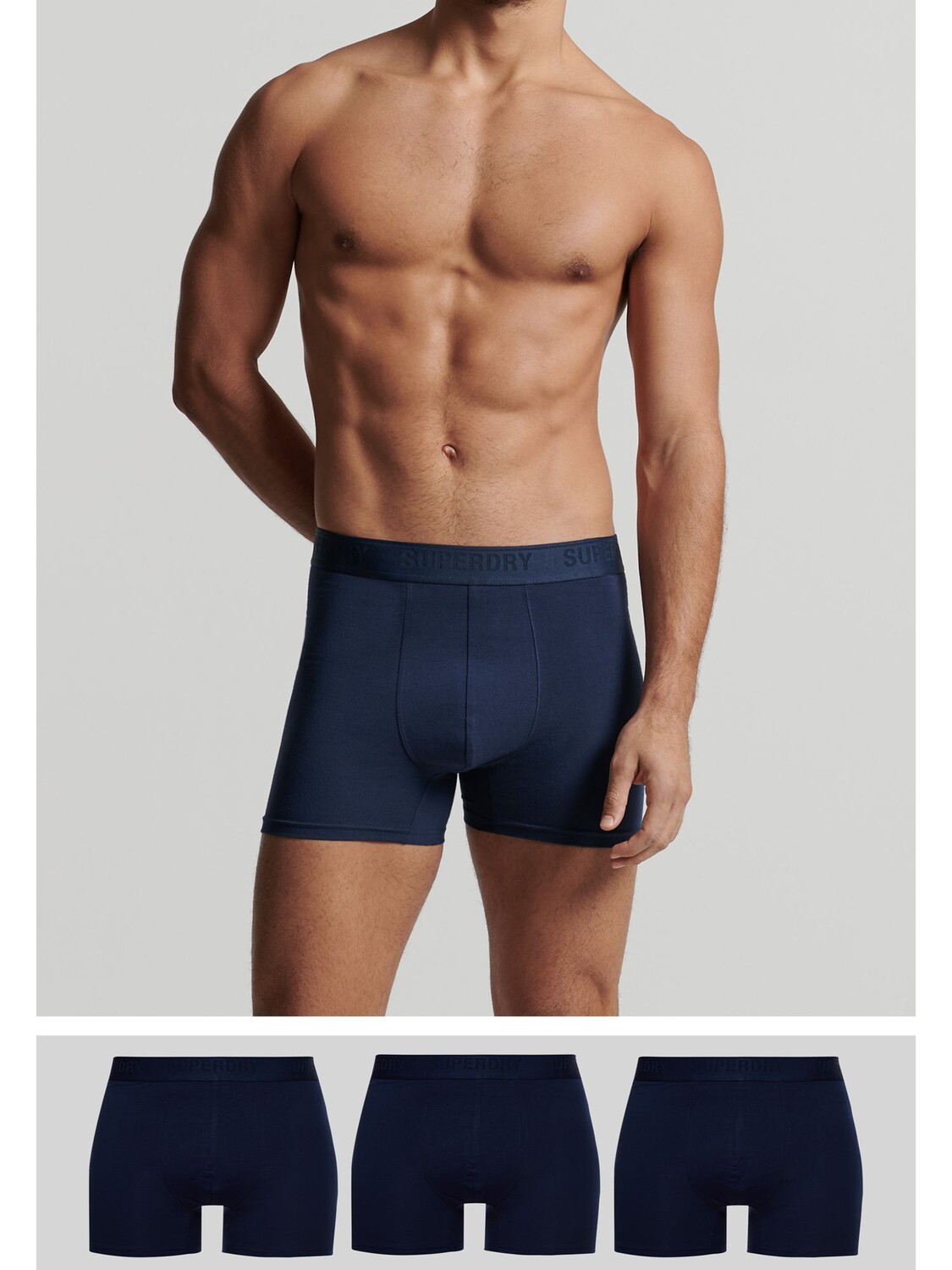 

Трусы из смеси органического хлопка Superdry, самый богатый флот