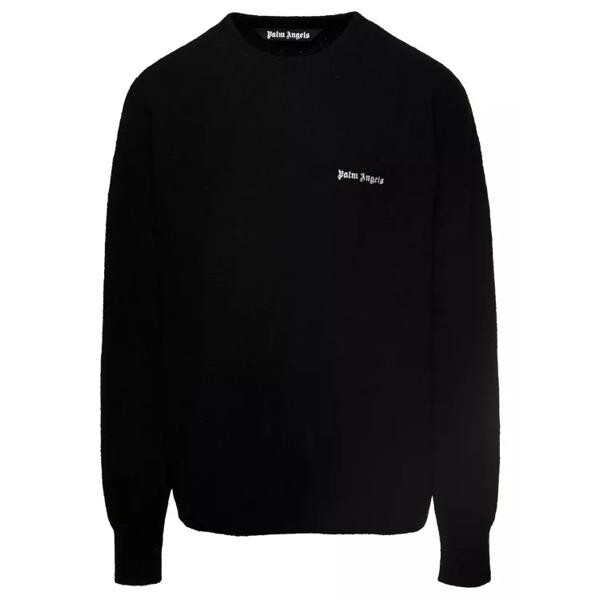 

Футболка maglia logo grande Palm Angels, черный