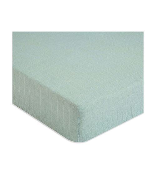 Простыня на подкладке для кроватки Crane Baby, цвет Green фото