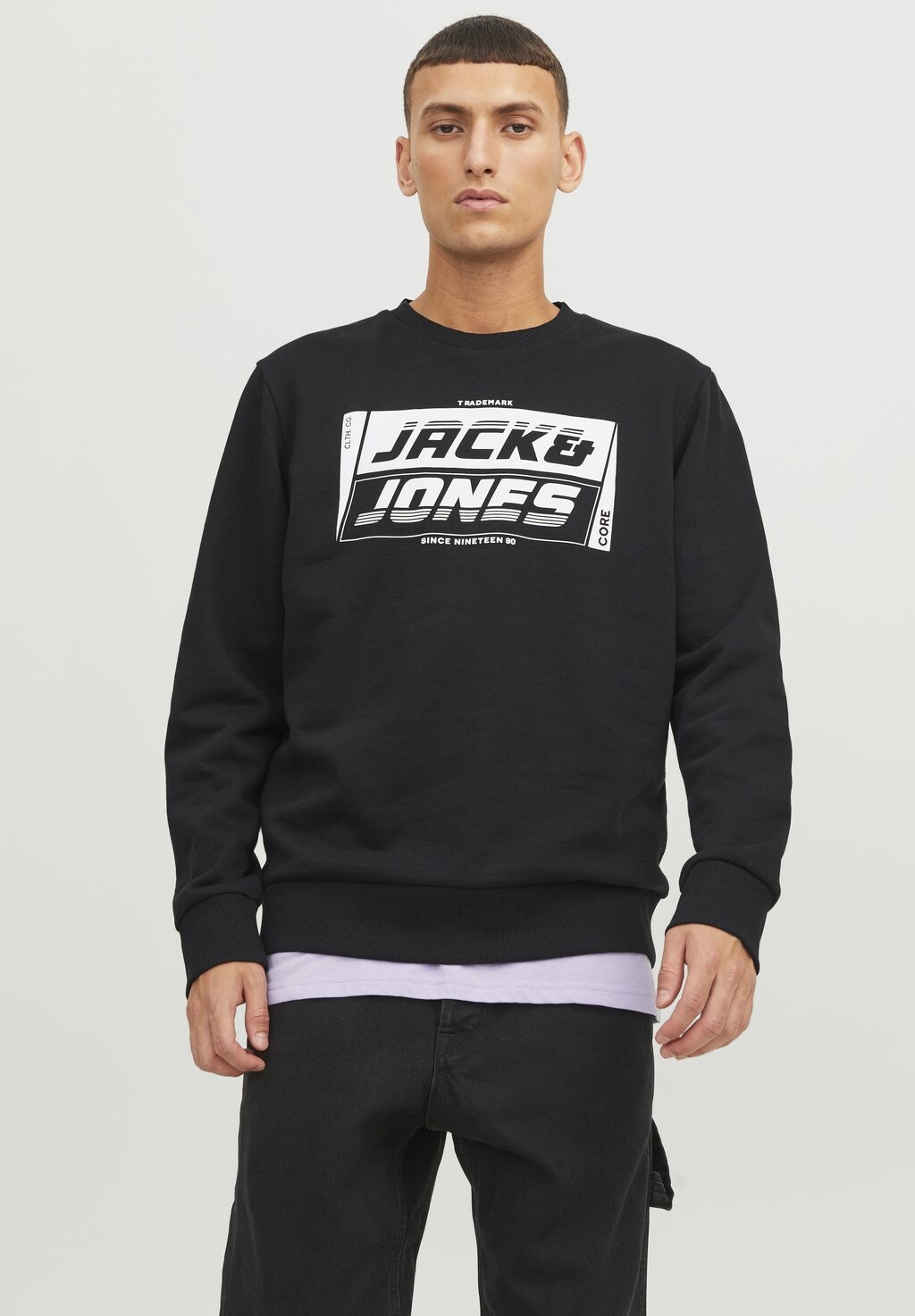 

Толстовка NIGHT OHNE KAPUZE Jack & Jones, черный