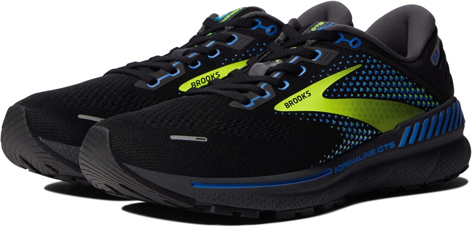 

Кроссовки Adrenaline GTS 22 Brooks, цвет Black/Blue/Nightlife