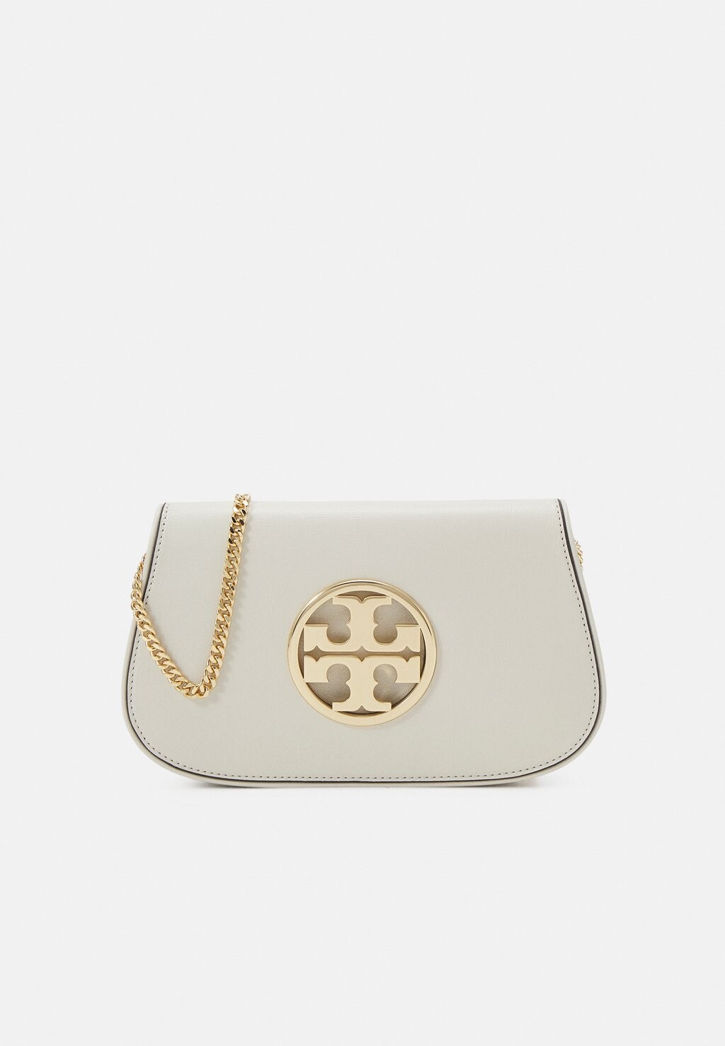 

Сумка через плечо Reva Clutch Tory Burch, кремовый