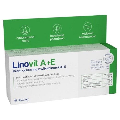 цена Защитный крем Linovit A+E Krem, 50 гр