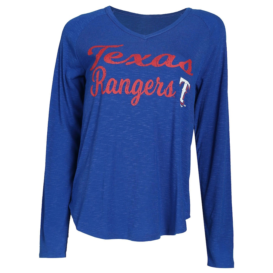 

Футболка с длинным рукавом Concepts Sport Texas Rangers, роял