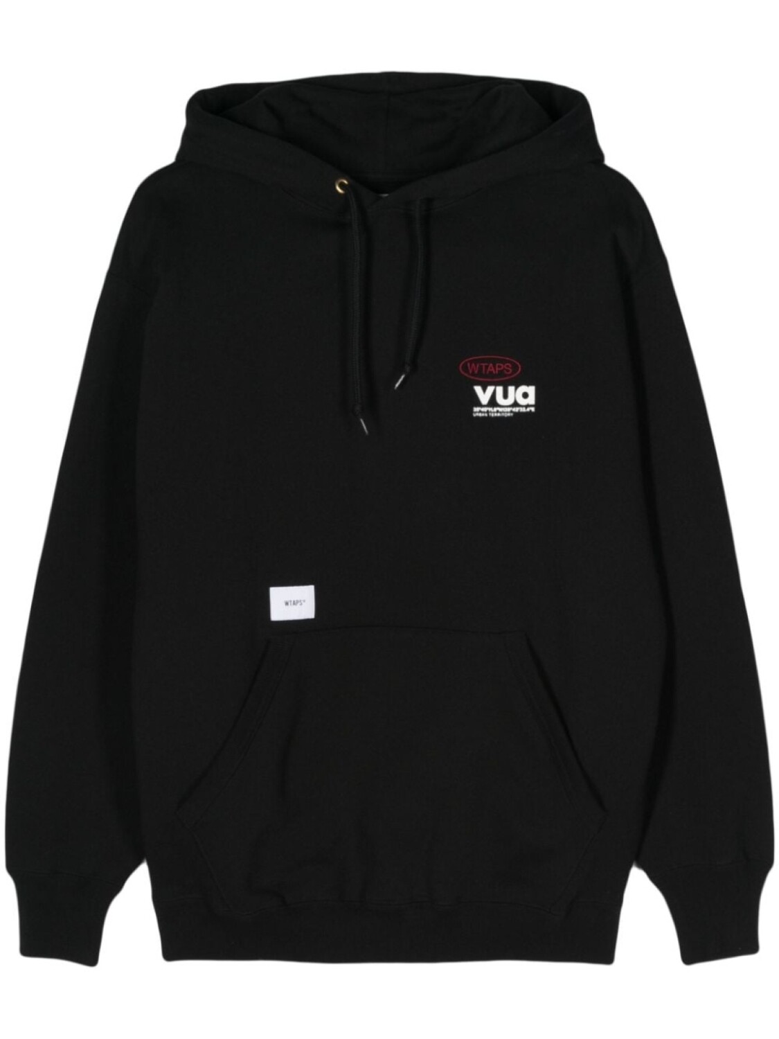 

WTAPS худи с вышитым логотипом, черный