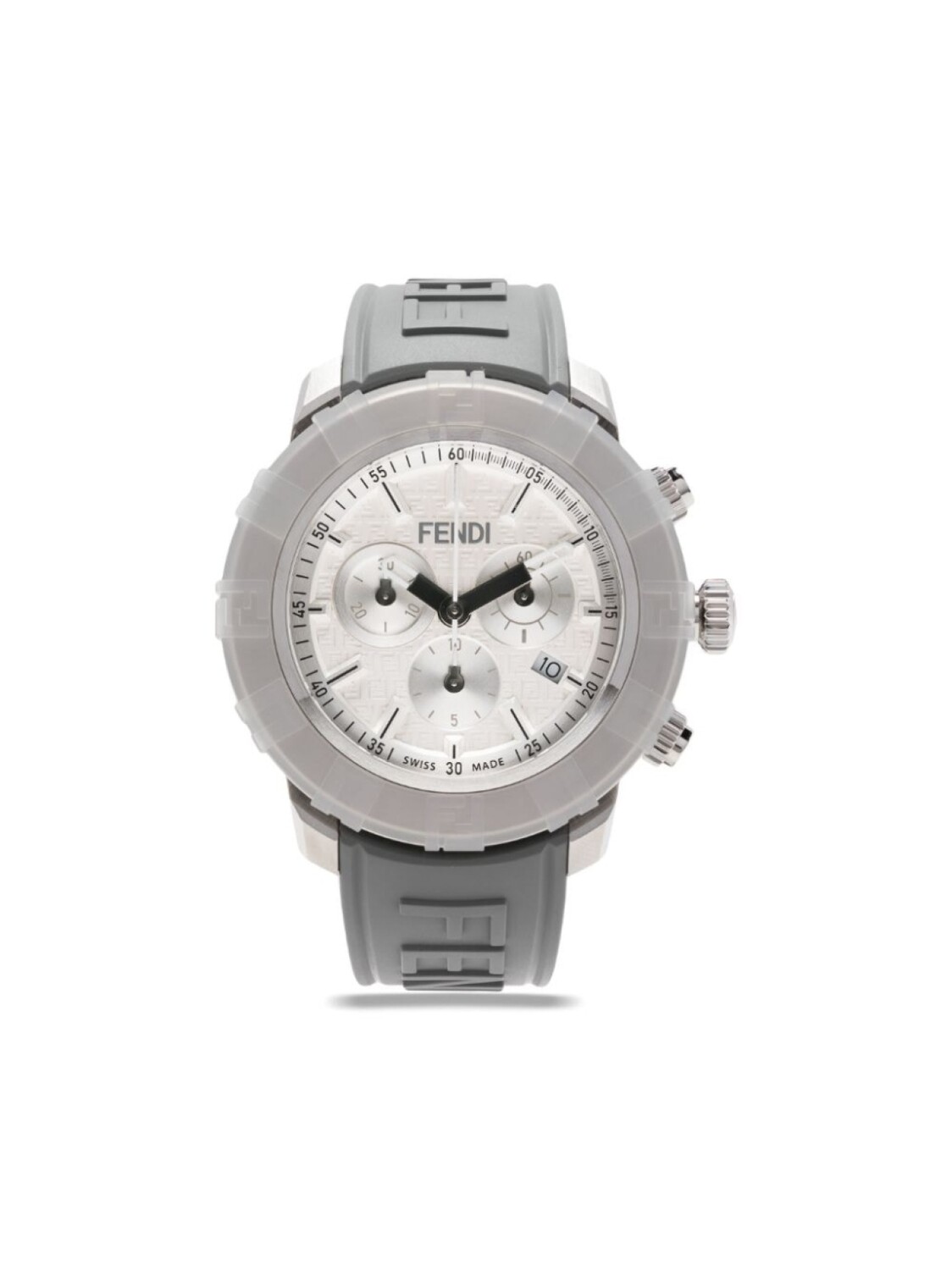 

FENDI наручные часы Fendastic 45 мм, серебристый