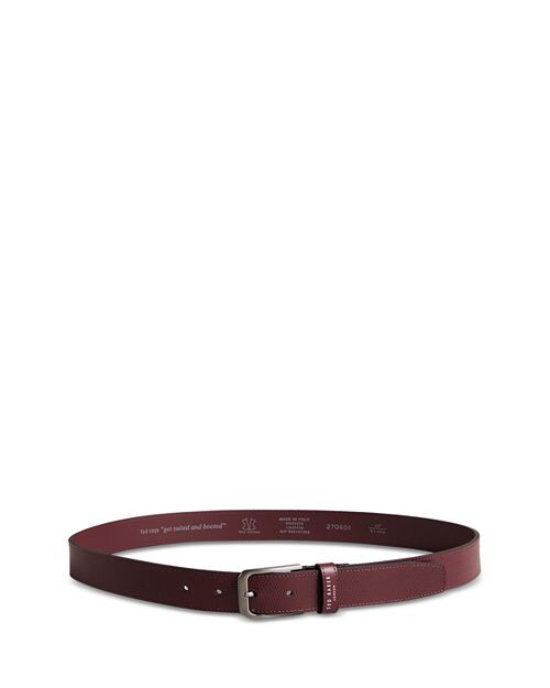

Ремень Hender из кожи с тиснением под ящерицу Ted Baker, цвет Red