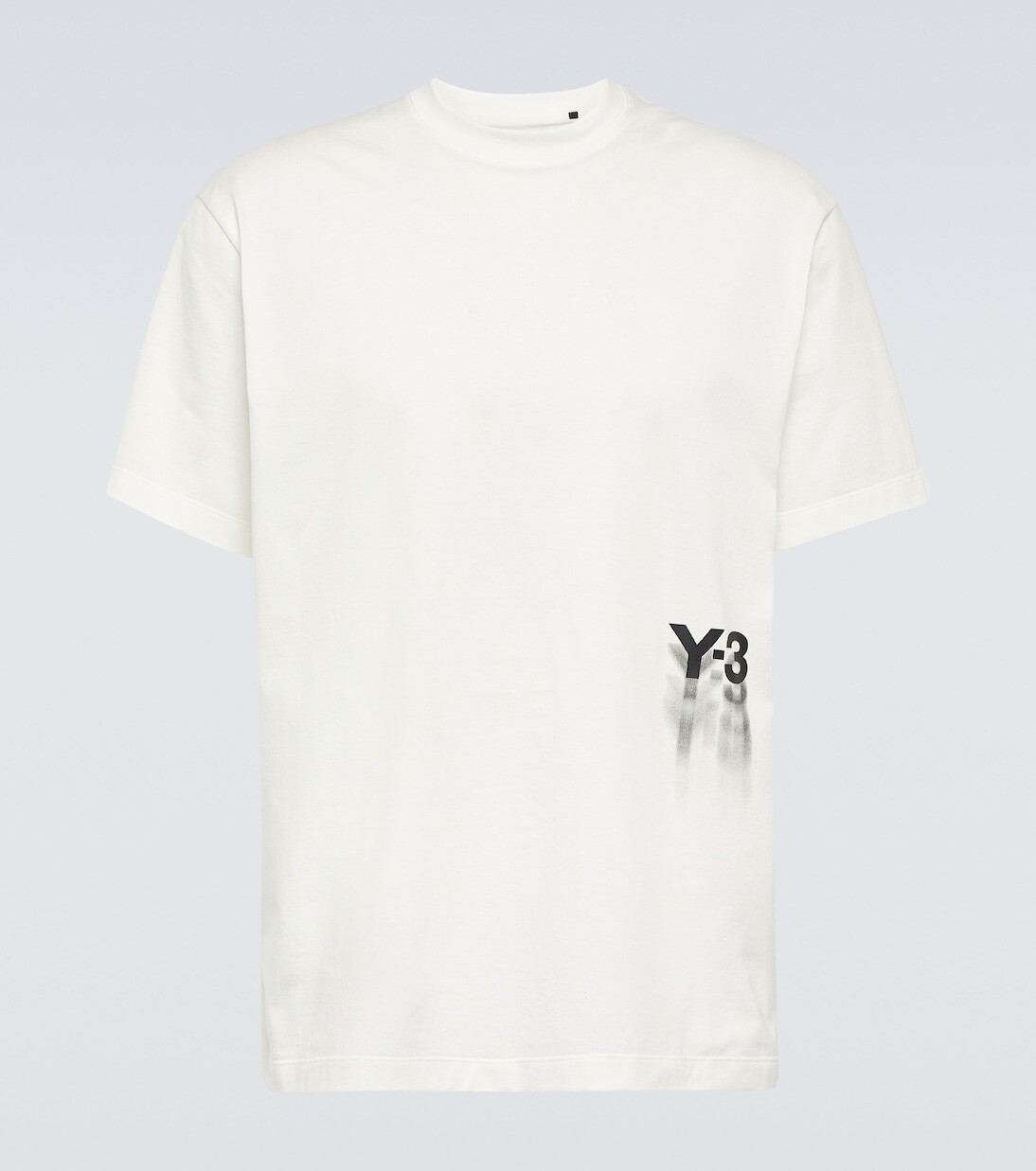 

Футболка из хлопкового джерси Y-3, белый
