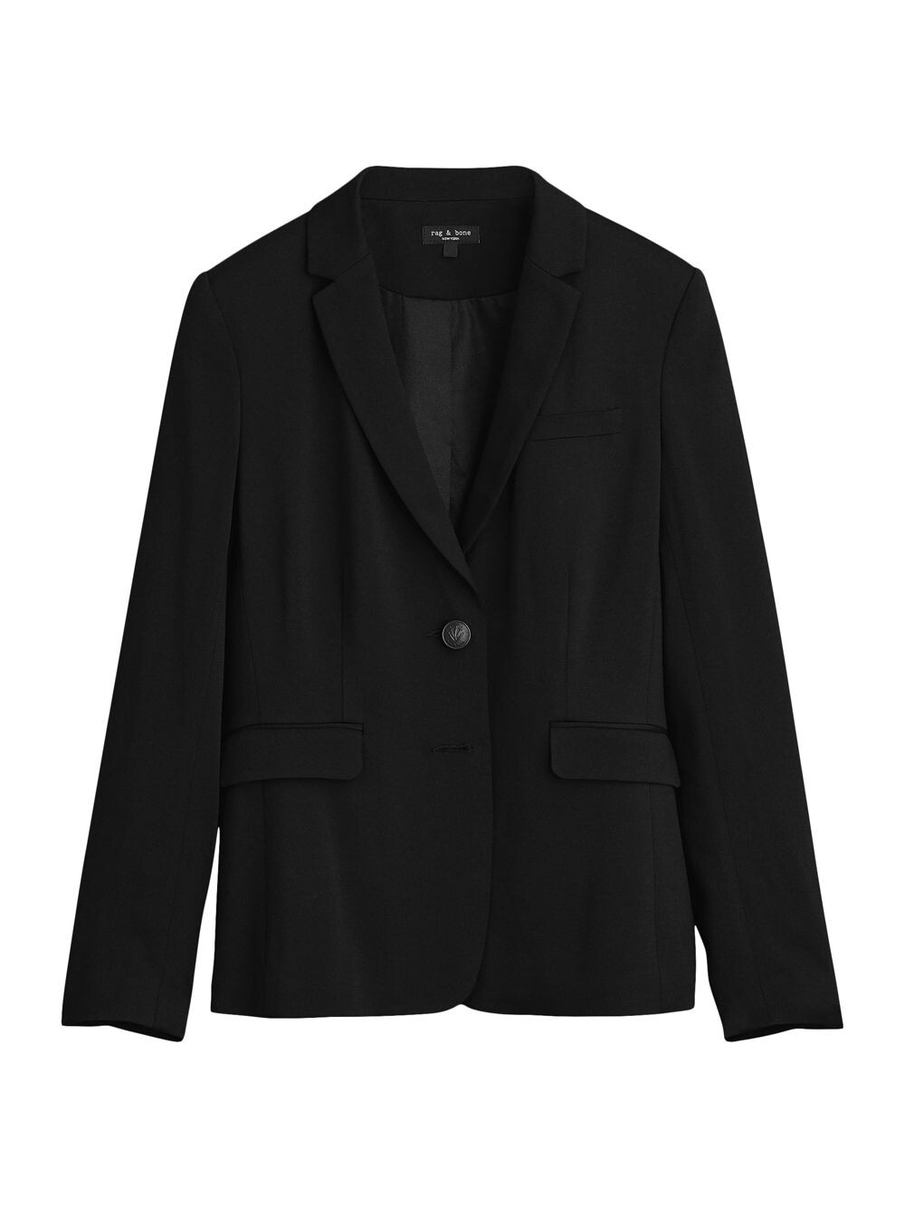 

Блейзер Razor Crepe rag & bone, черный