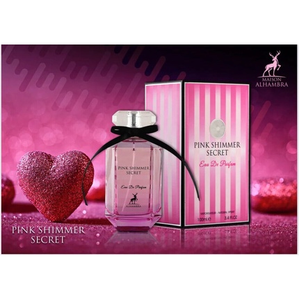 цена Pink Shimmer Secret 100 мл парфюмерный спрей, Maison Alhambra