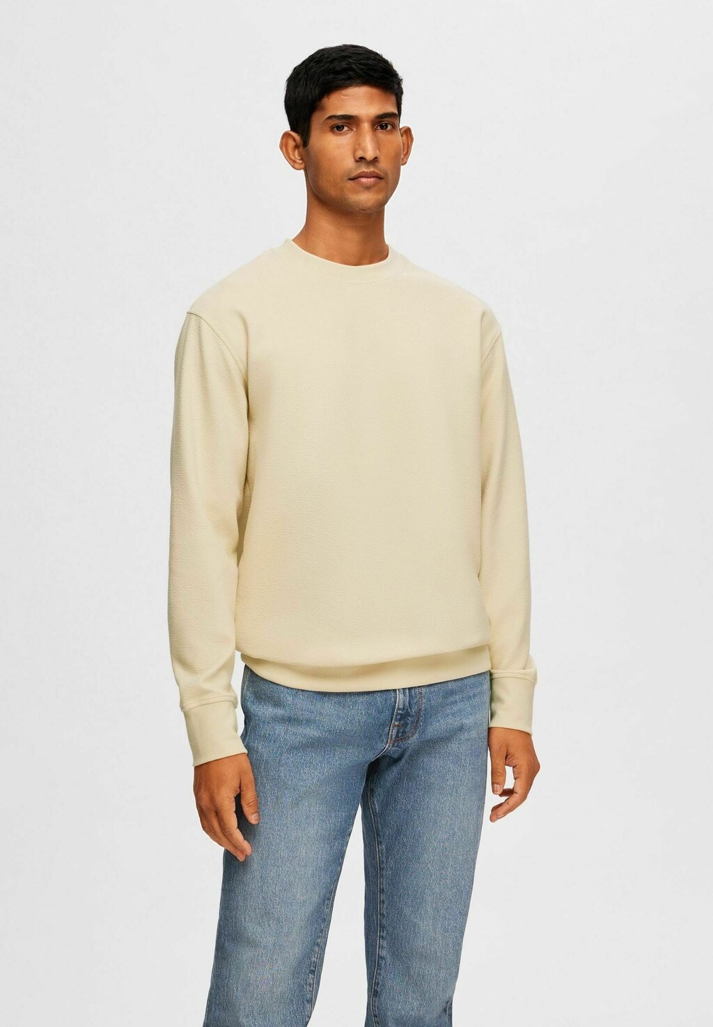 

Толстовка Crew Neck Selected, цвет fog
