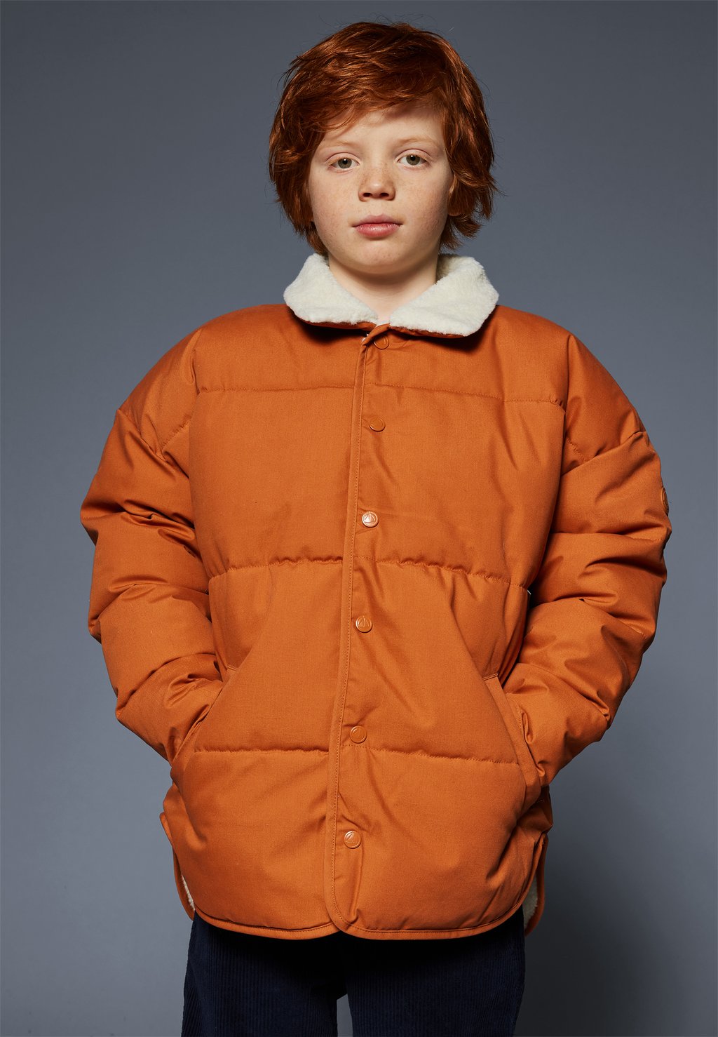 Зимняя куртка LOGIN Petit Bateau, светло-коричневый цена и фото