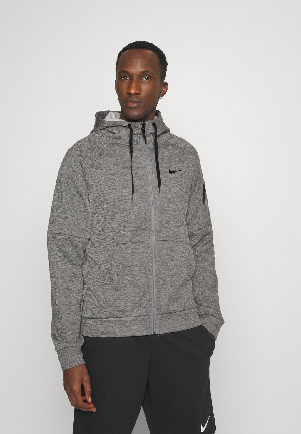 

Толстовка на молнии Nike, темно-серый вереск/серый/черный