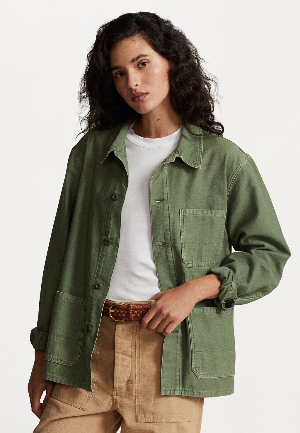 

Куртка Polo Ralph Lauren КУРТКА CHORE, оливковый, Зеленый