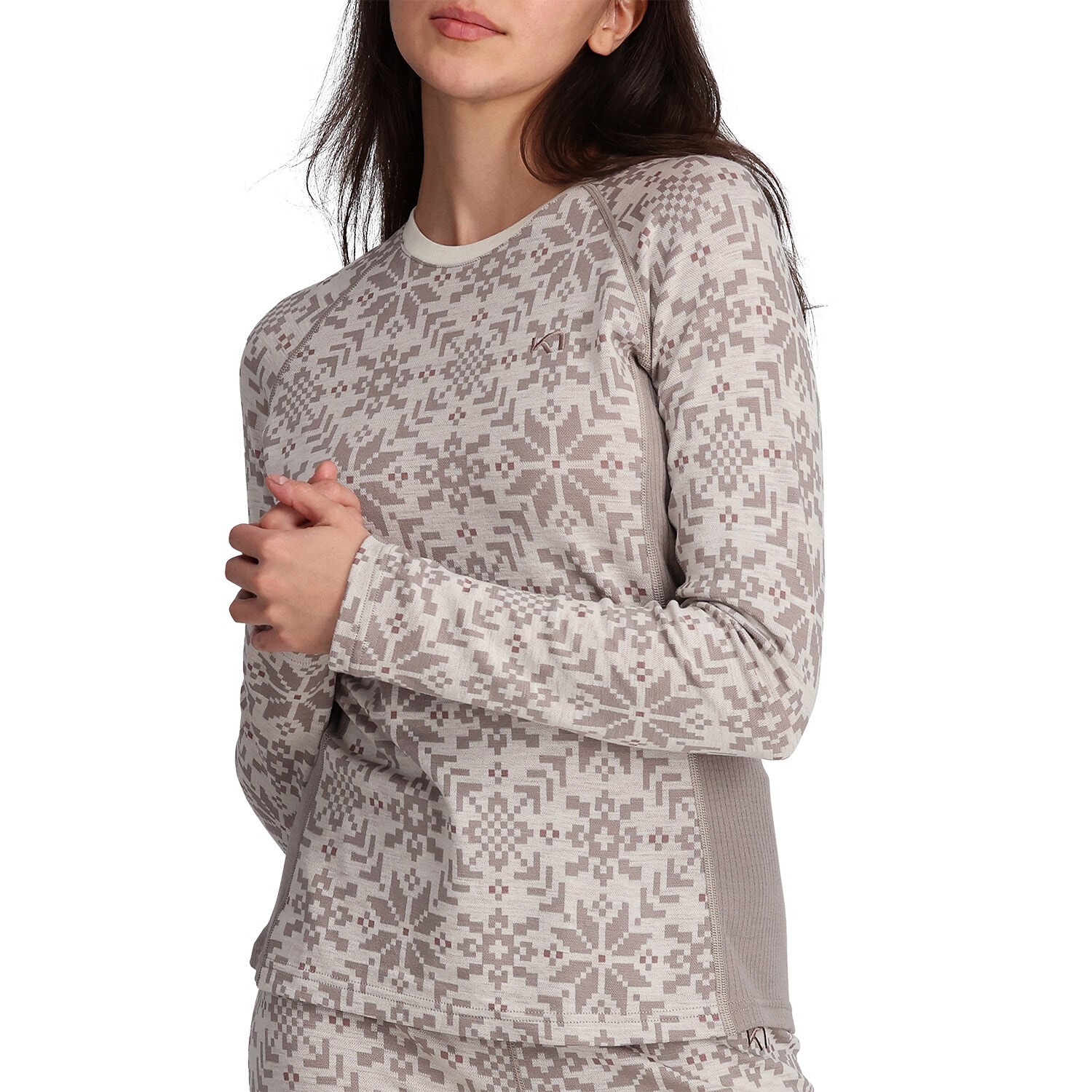 

Топ Kari Traa Edith Long Sleeve, цвет W Grey