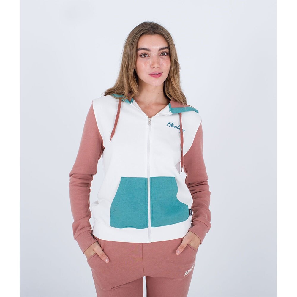 

Толстовка Hurley Script Logo Full Zip, бежевый