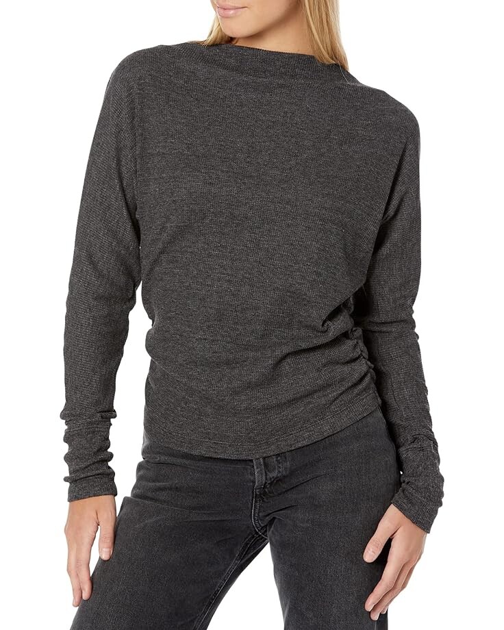 

Топ Michael Stars Clarke Dolman Long Sleeve, угольный