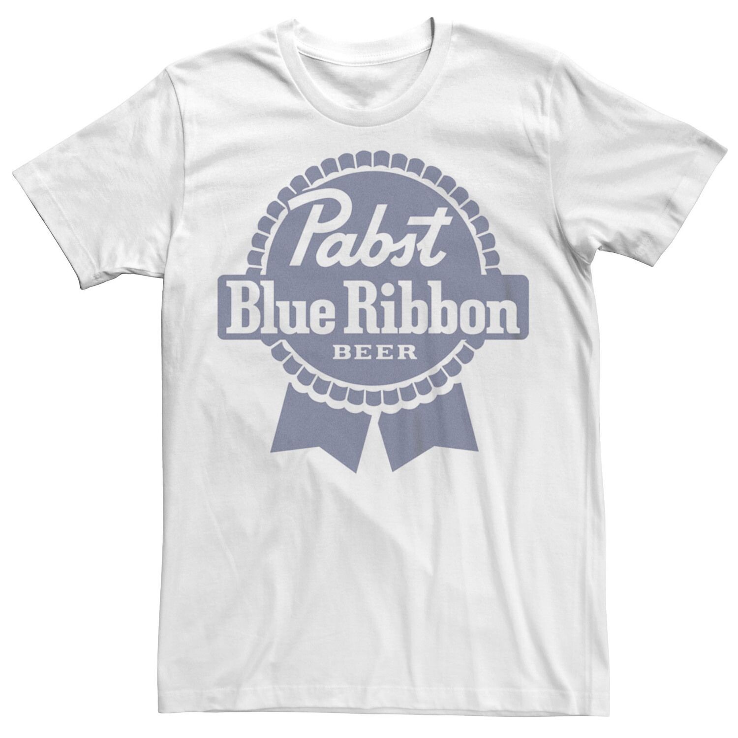 

Мужская футболка с простым логотипом Pabst Blue Ribbon Beer Licensed Character