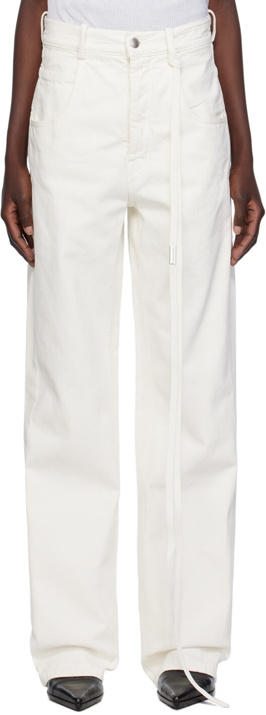 

Белые джинсы Ann Demeulemeester Claire