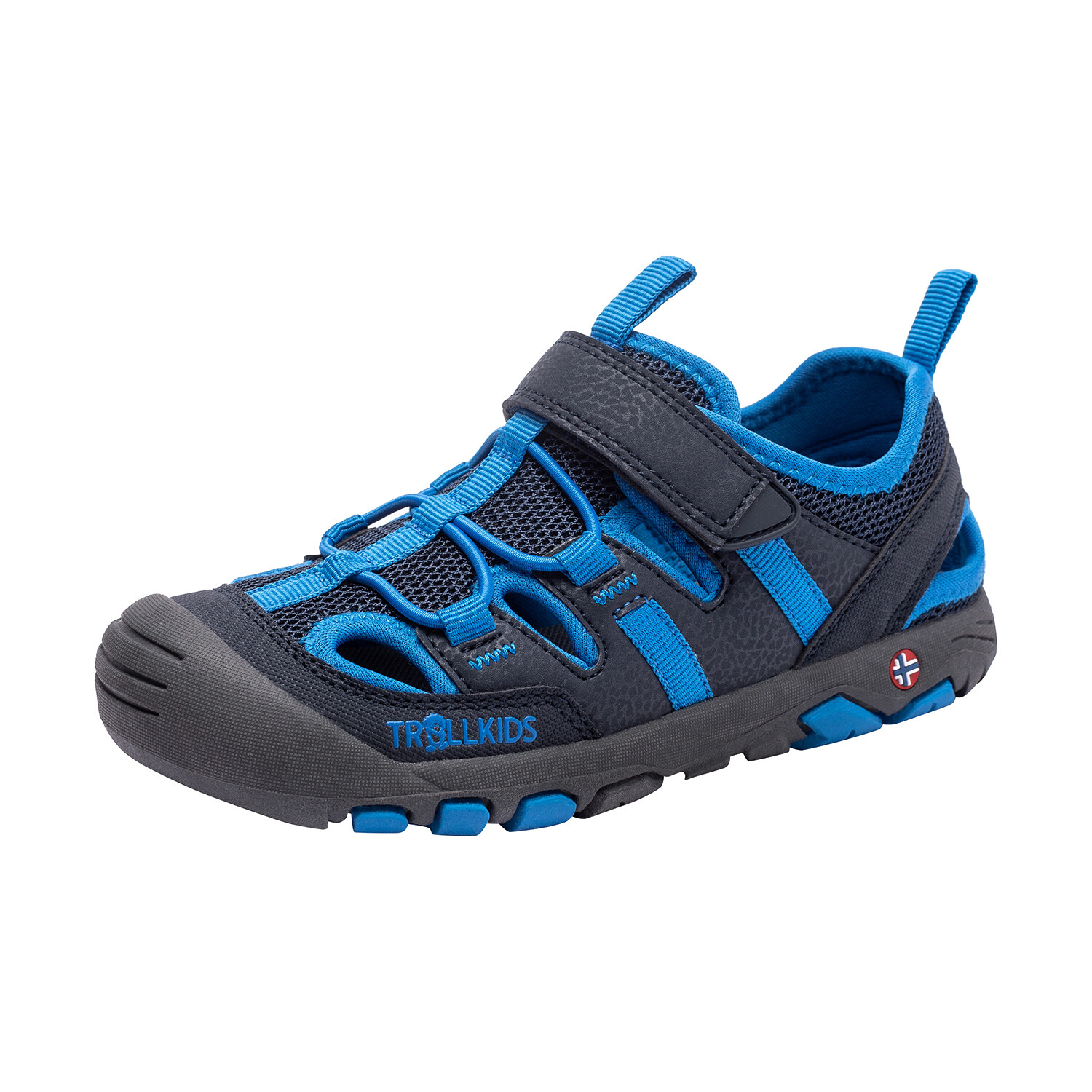 

Сандалии Trollkids Kroksand, цвет Marineblau/Mittelblau
